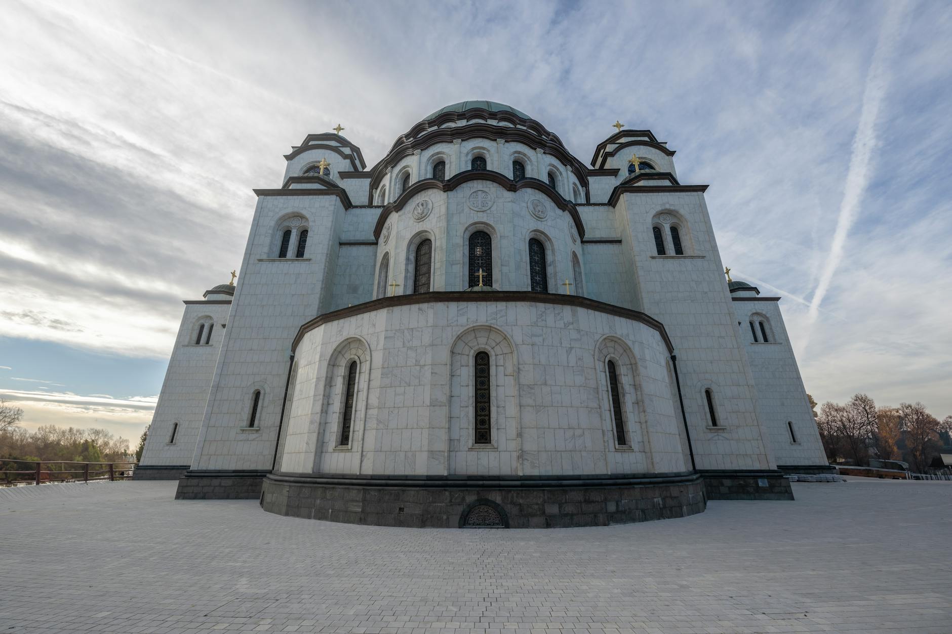 facade of the church of saint sava in belgrade